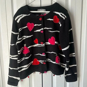 Jack B. Quick Valentines Vintage Sweater Large